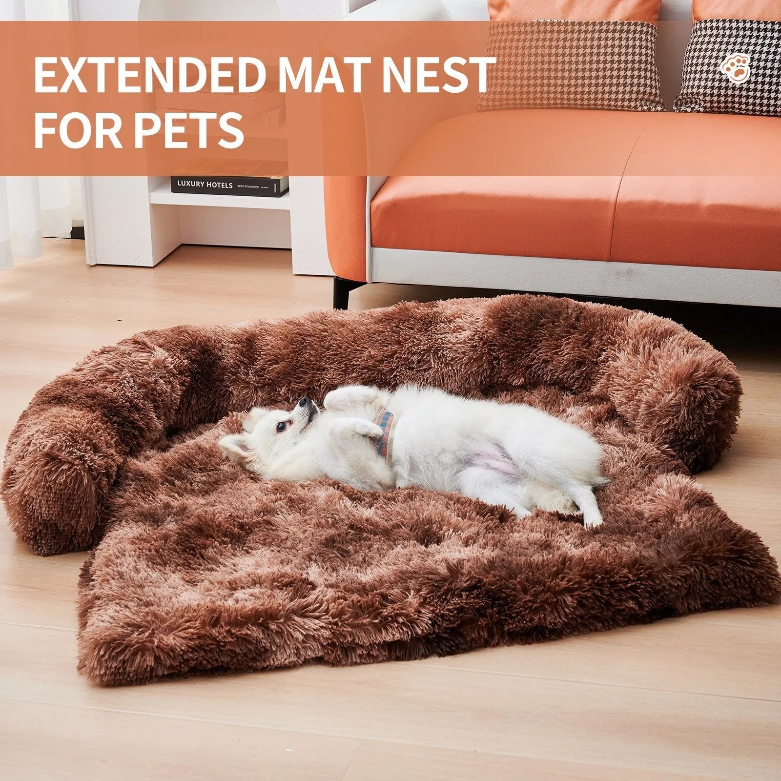 Dog Bed Mat For Couch - Non-Slip, Machine Washable - Bellarte Enchanté Dog Bed Mat For Couch - Non-Slip, Machine Washable